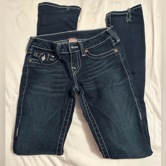 True Religion Dark Wash Boot cut Jeans - Picture 2 of 9